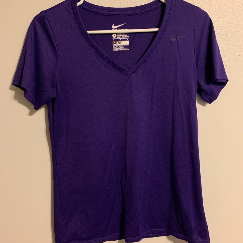 Purple Nike Dri-fit Top
